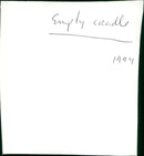 Empty Cradle 1994 - Vintage Photograph