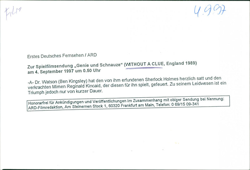 Without a Clue - Vintage Photograph