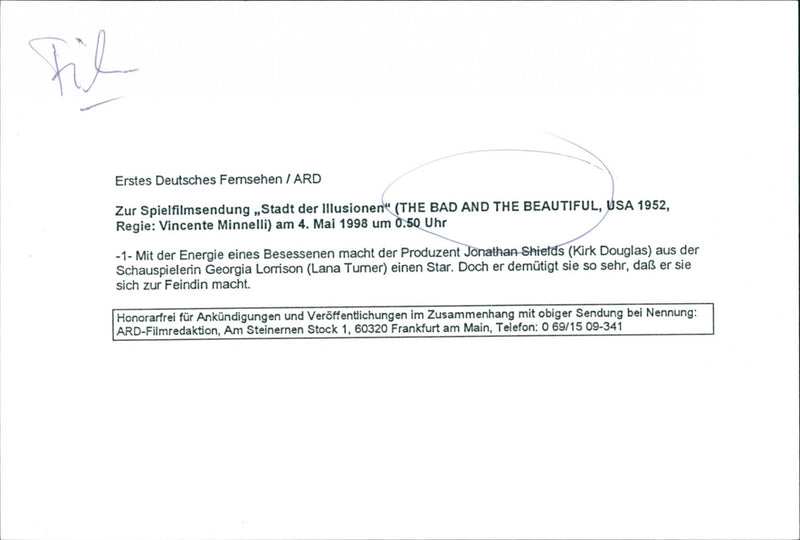 Lana Turner and Kirk Douglas - Vintage Photograph