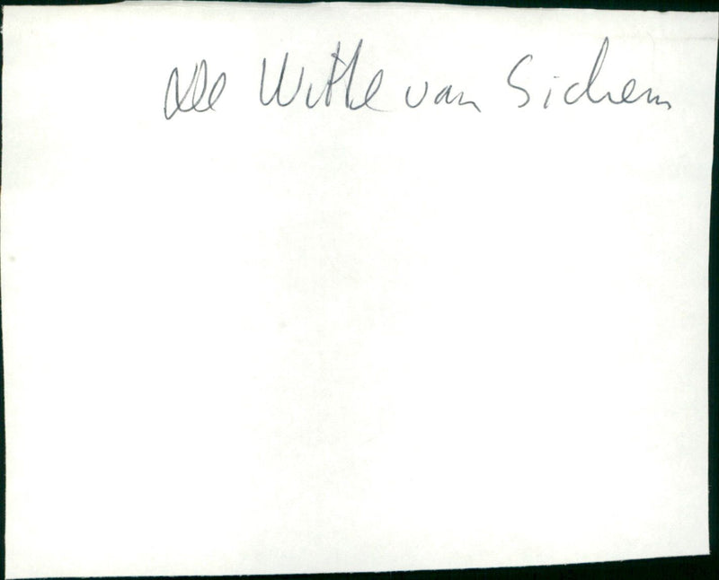 De Witte van Sichem - Vintage Photograph