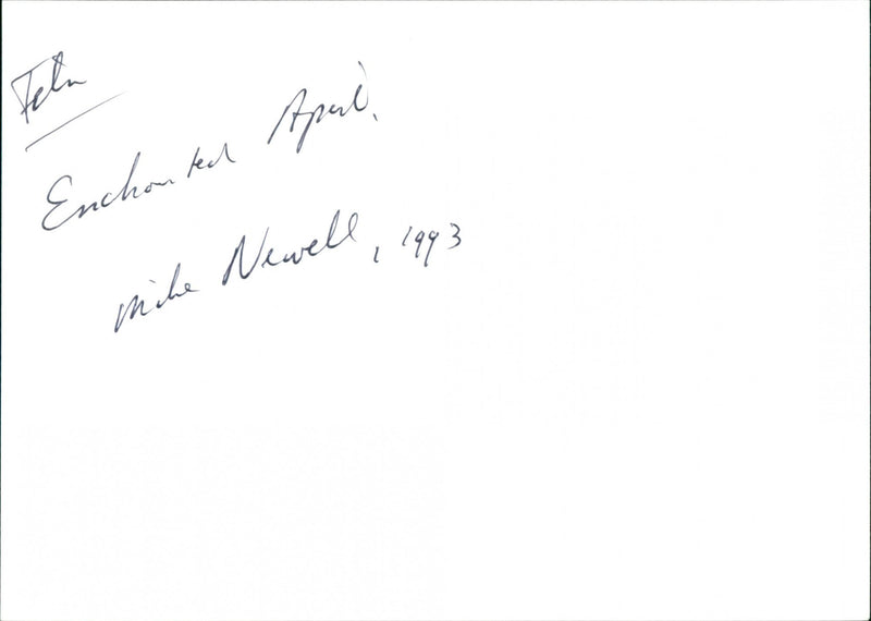 Enchanted April 1993 - Vintage Photograph