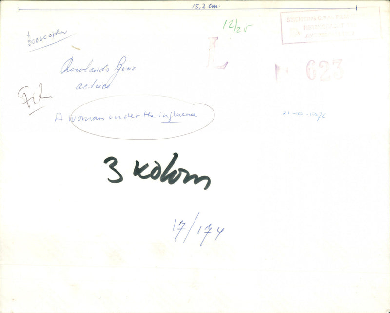 Gena Rowlands - A Woman Under the Influence - Vintage Photograph