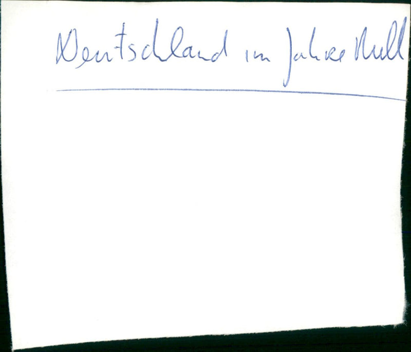 Deutschland im Jahre Null - Vintage Photograph