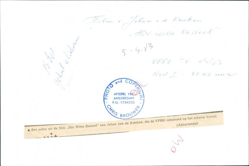 Het Witte Kasteel - Vintage Photograph