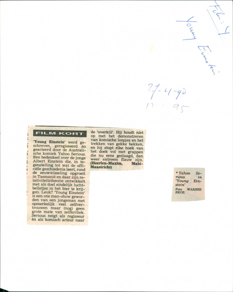 Yahoo Serious - Vintage Photograph