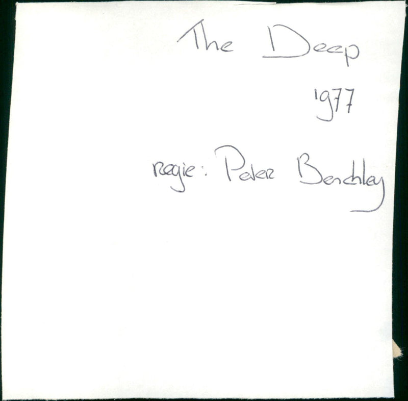 The Deep - Vintage Photograph