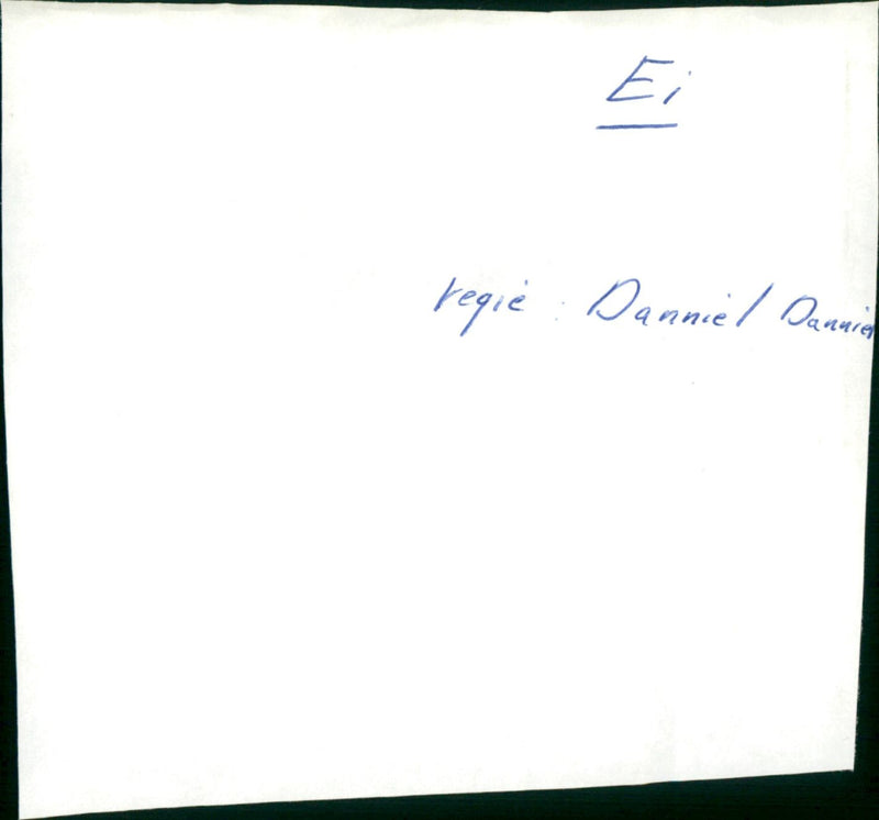 Ei - Vintage Photograph