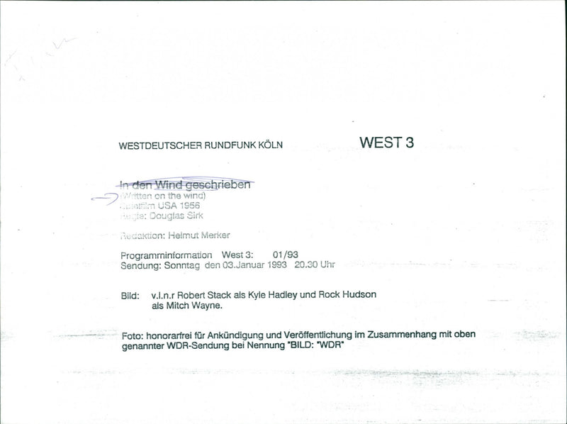 Robert Stack and Rock Hudson - Vintage Photograph