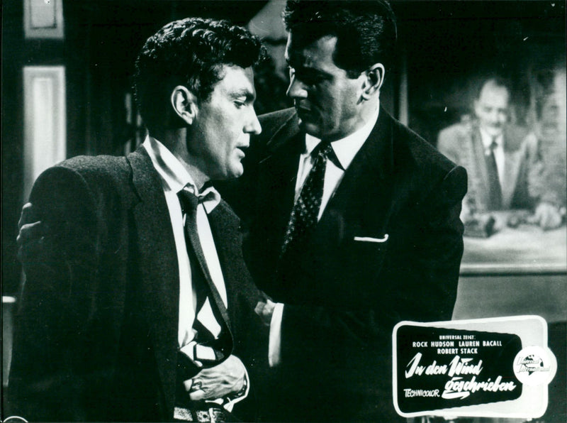Robert Stack and Rock Hudson - Vintage Photograph