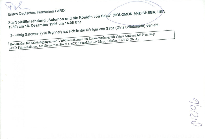 Gina Lollobrigida and Yul Brinner - Vintage Photograph