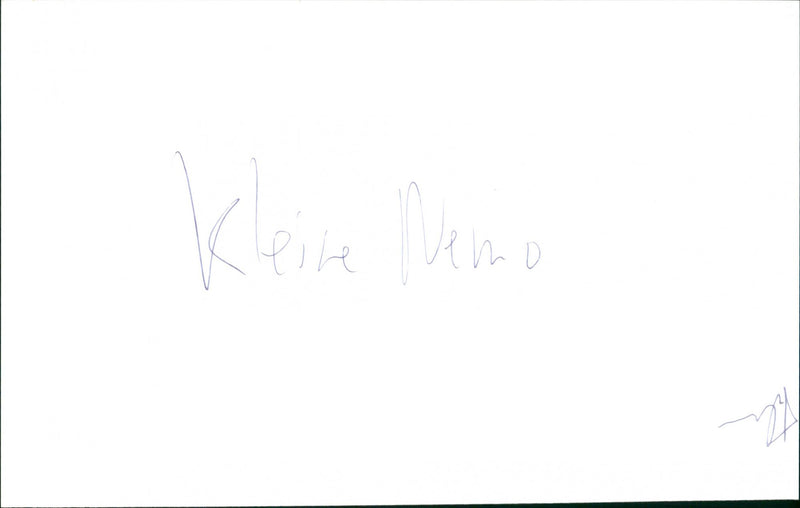 Kleine Nemo - Vintage Photograph