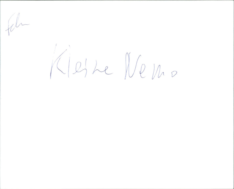 Kleine Nemo - Vintage Photograph