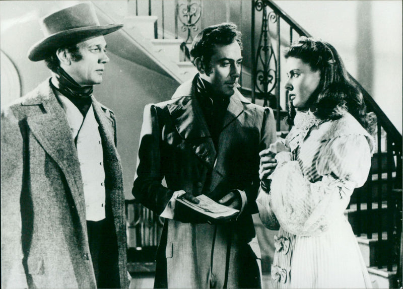Joseph Cotten, Michael Wilding and Ingrid Bergman - Vintage Photograph