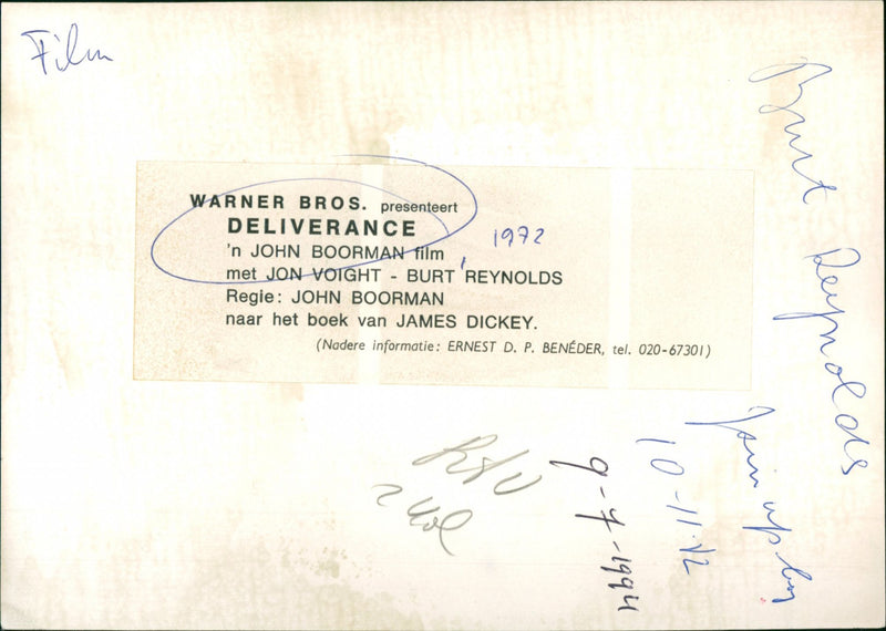 Deliverance - Vintage Photograph