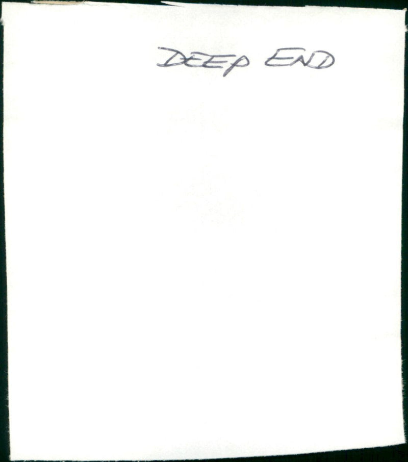 Deep End - Vintage Photograph