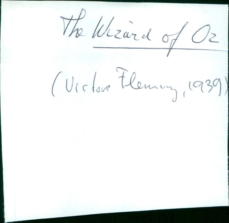 The Wizard of Oz - Vintage Photograph