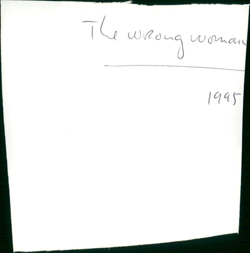 The Wrong Woman - Vintage Photograph