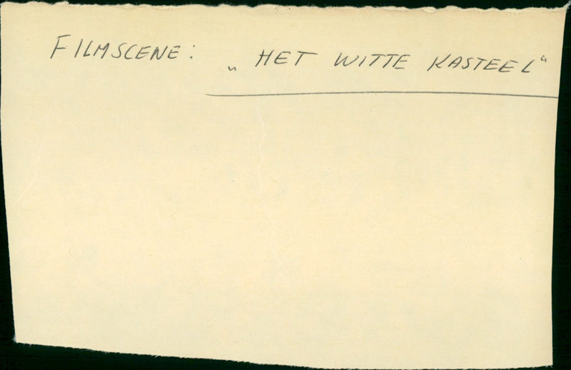 Het witte kasteel - Vintage Photograph