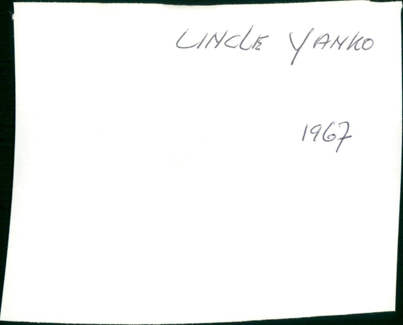 Uncle Yanko - Vintage Photograph