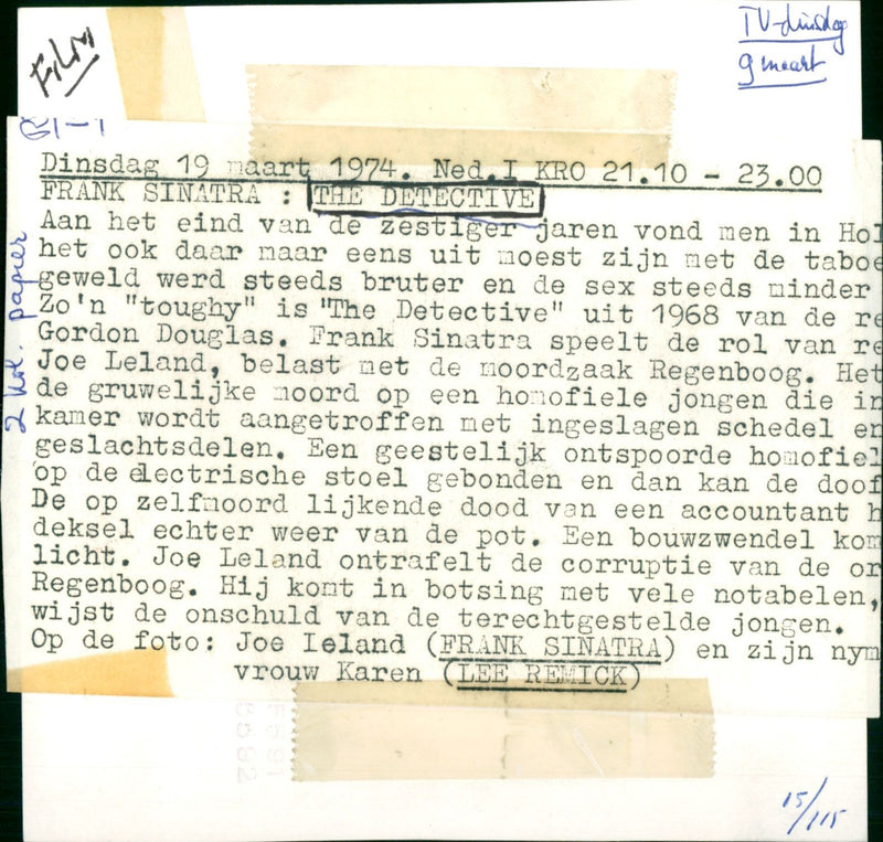 The Detective - Vintage Photograph