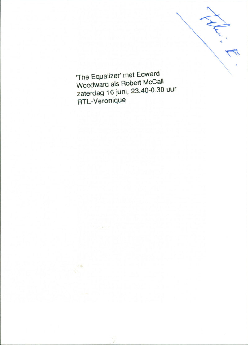 Edward Woodward - Vintage Photograph