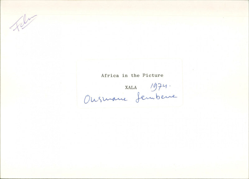 Xala 1974 - Vintage Photograph