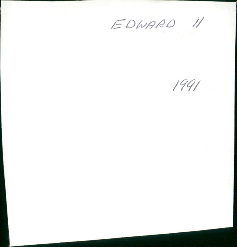 Edward II 1991 - Vintage Photograph
