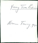 Young Tom Edison - Vintage Photograph