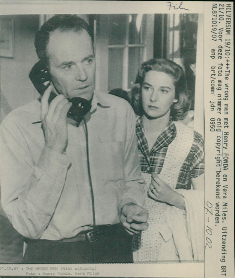 Henry Fonda and Vera Miles - Vintage Photograph