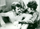Jean-Paul Belmondo and Genevieve Bujold - Vintage Photograph