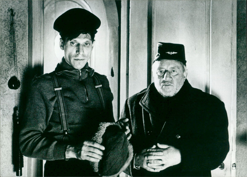 Jim van der Woude and Johnny Kraaijkamp Jr. - Vintage Photograph