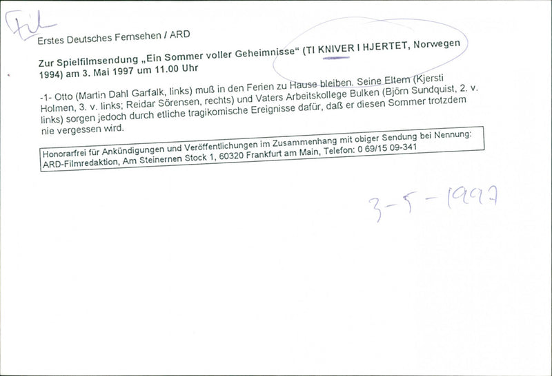 Ti kniver i hjertet - Vintage Photograph