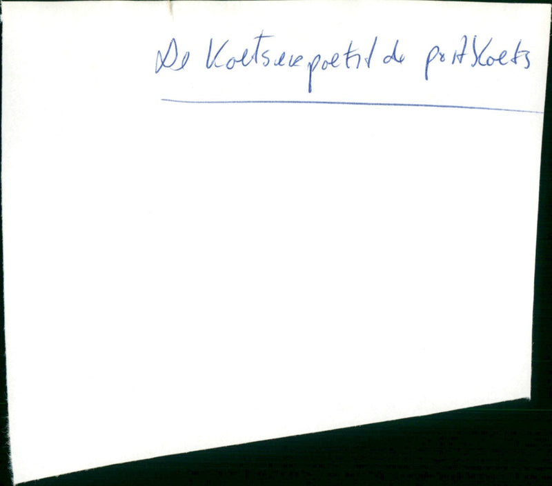 De koetsier poetst de postkoets - Vintage Photograph