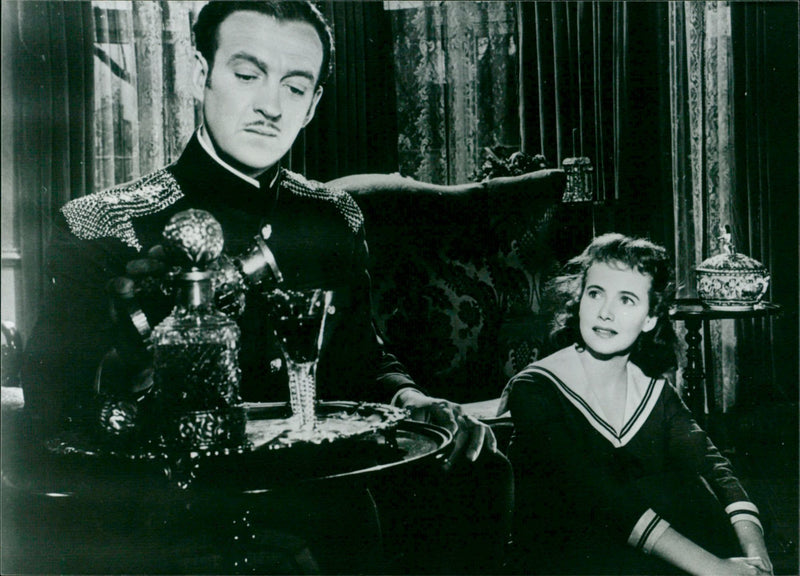 David Niven and Teresa Wright - Vintage Photograph