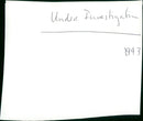 Under Investigation - Vintage Photograph