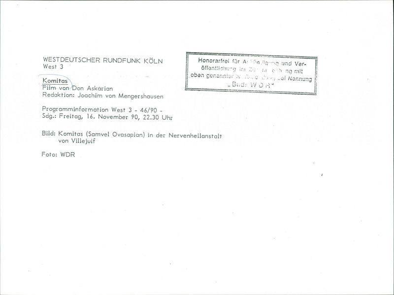 Komitas - Vintage Photograph