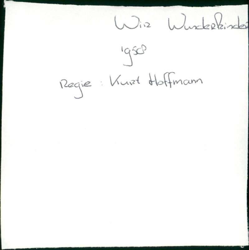 Wir Wunderkinder - Vintage Photograph