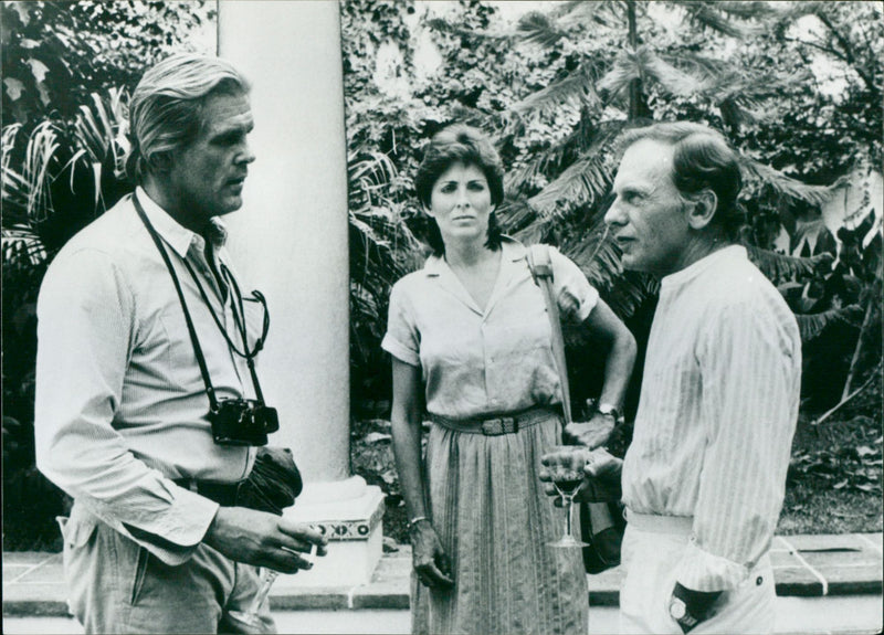 Nick Nolte, Joanna Cassidy and Jean-Louis Trintignant - Vintage Photograph