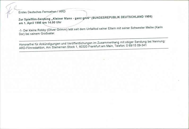 Kleiner Mann - Vintage Photograph