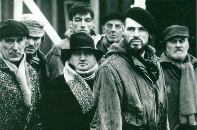 Abbé Pierre in The Winter of 1954 - Vintage Photograph