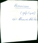 Komissar - Vintage Photograph