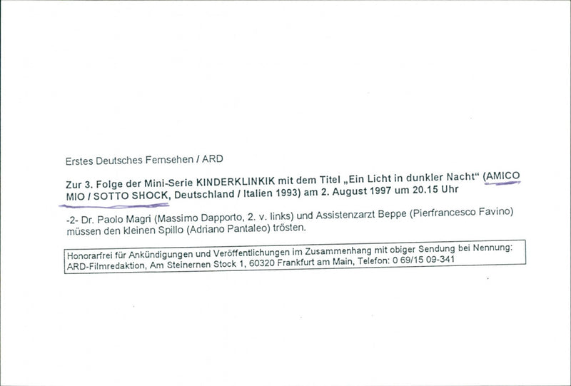 Amico mio - Vintage Photograph