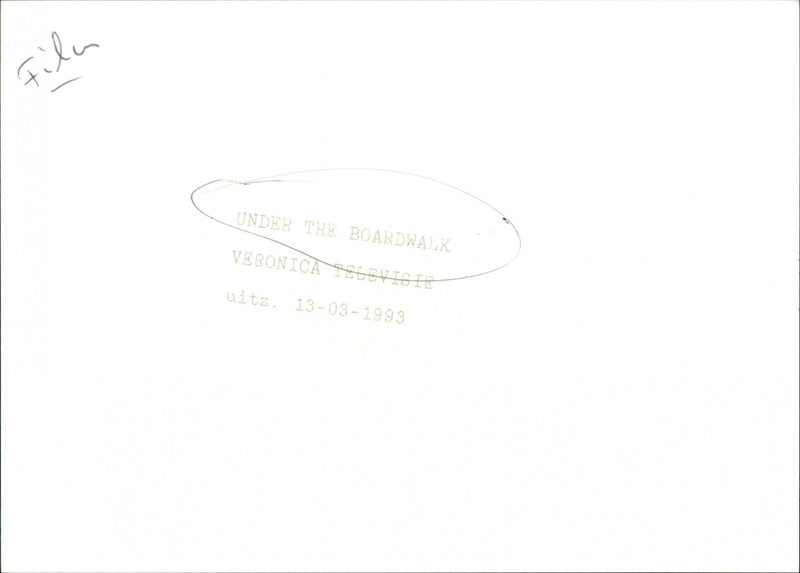 Under the Boardwalk - Vintage Photograph