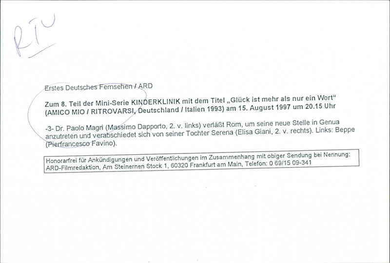 Amico mio-film. - Vintage Photograph