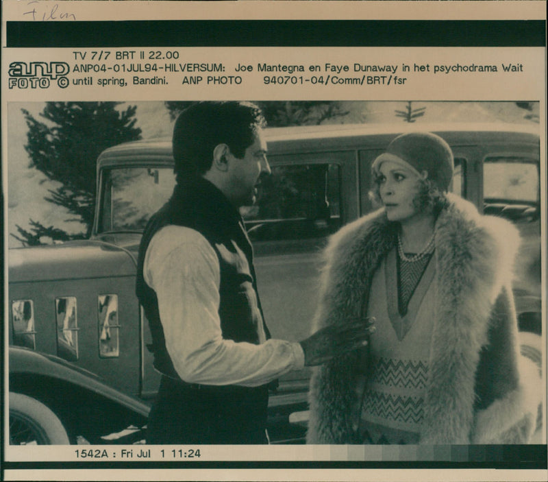 Joe Mantegna and Faye Dunaway - Wait Until Spring, Bandini - Vintage Photograph