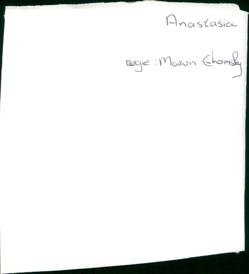 Anastasia - Vintage Photograph