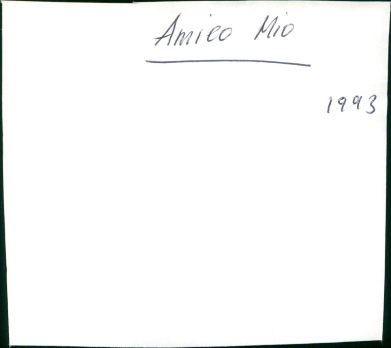 Amico mio - Vintage Photograph