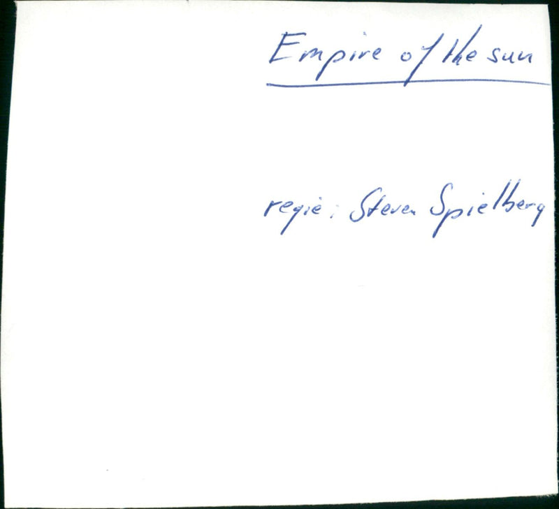 Empire of the Sun - Vintage Photograph