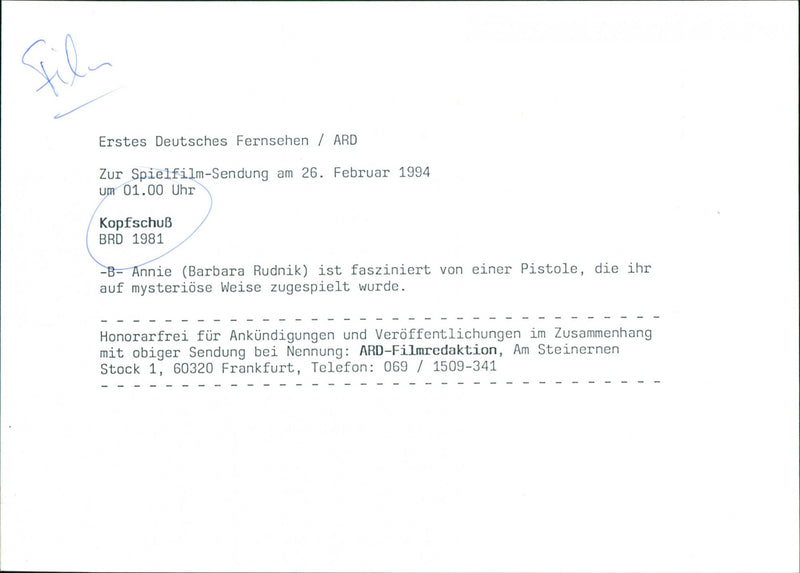 Kopfschuß - Vintage Photograph