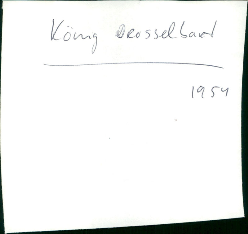 König Drosselbart - Vintage Photograph